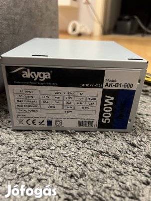 Akyga Basic 500W tápegység - Hibátlan működés