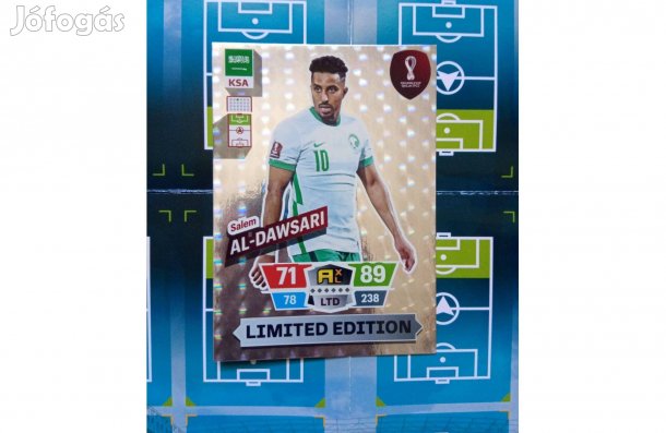Al-Dawsari Panini Fifa World Cup 2022 Qatar XXL Limited kártya