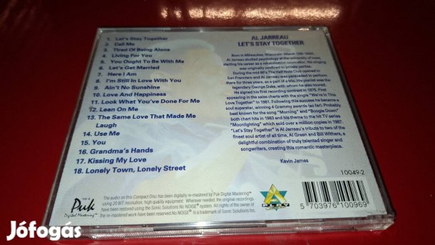 Al Jarreau Let's Stay Together Cd (1996 Funk/Soul )