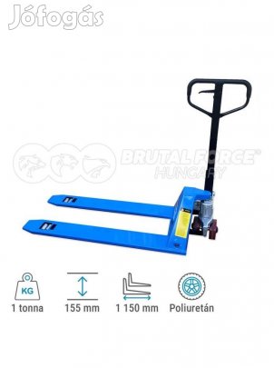 Alacsony profilú hidraulikus kézi raklapemelő