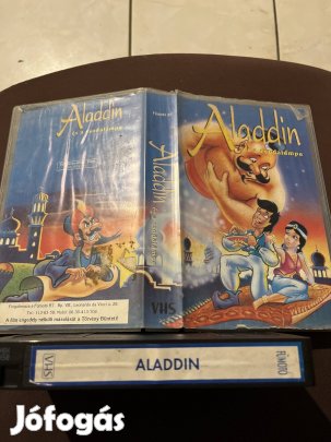 Aladdin és a csodalámpa mese vhs 