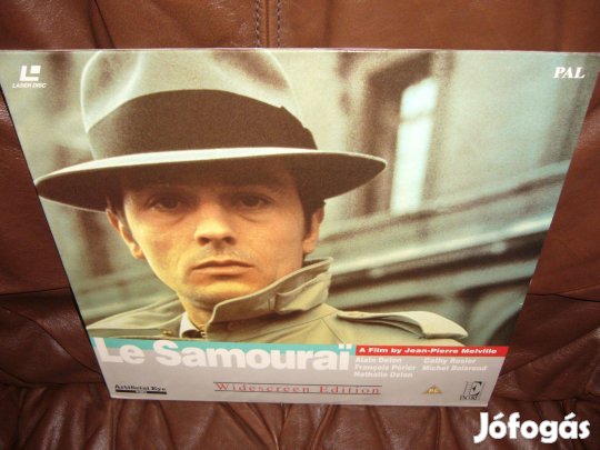 Alain Delon - A Szamuráj . Laserdisc , képlemez ritkaság !