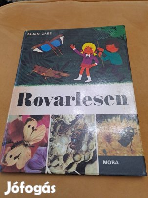 Alain Grée: Rovarlesen, gyerekkönyv, hibátlan 