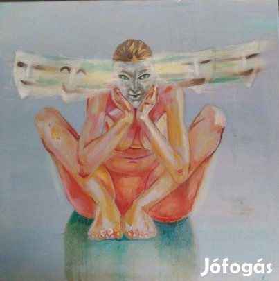 Álarcok Olajfestmény