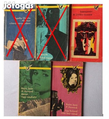 Albatrosz könyvek együtt