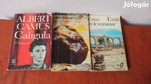 Albert Camus könyvcsomag / francia nyelvű / 3 db könyv