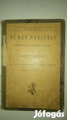 Albrecht János Német nyelvtan