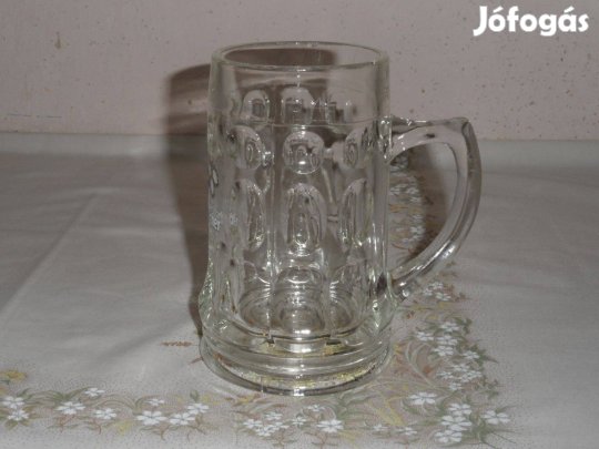 Aldersbacher üveg sörös korsó ( 0.4 Literes )