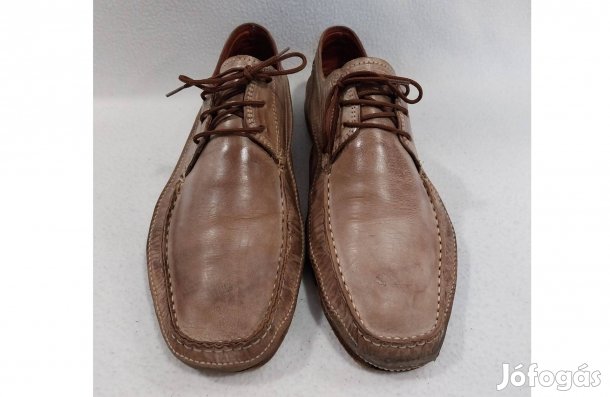 Alessandro Bardini férfi félcipő: 43, nyári derby, drapp, bőr