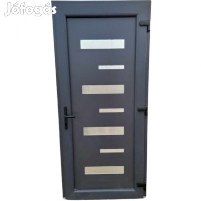 Alex Műanyag Bejárati Ajtó / 98x208 / Antracit