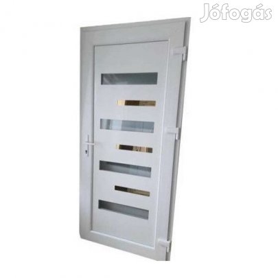 Alex - Műanyag bejárati ajtó / 98x198 , 98x208 / Fehér /