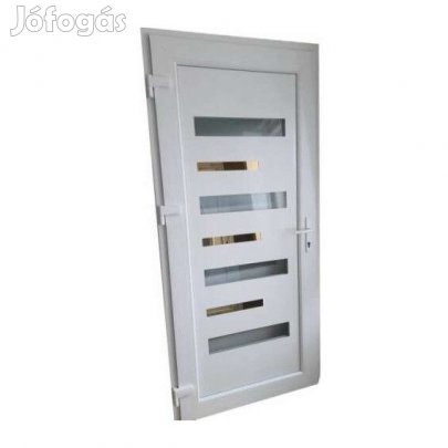 Alex - Műanyag bejárati ajtó / 98x198 , 98x208 / Fehér /