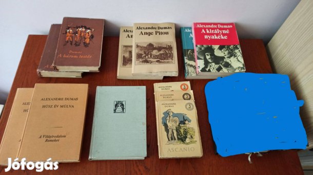 Alexandre Dumas könyvcsomag / 10 db könyv