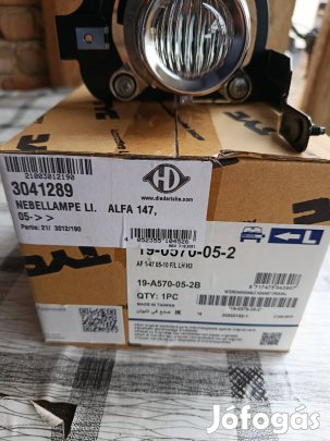 Alfa 147 ködlámpa jobb+bal 19-0569-05-2