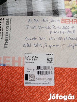 Alfa 159 termosztát TI14388 eladó!