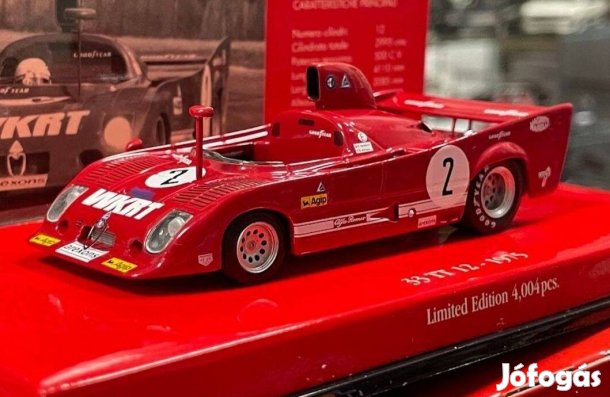 Alfa Romeo 33 TT 12 No.2 1000 KM Monza 1975 1:43 Minichamps 403751202