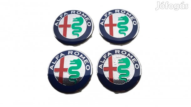 Alfa Romeo 59mm felni díszkupak közép felnikupak kerékagy kupak