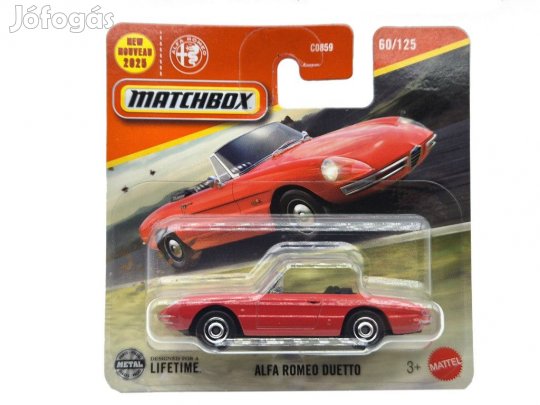 Alfa Romeo Duetto - 60/125 - bliszteres -  Matchbox - 1:64