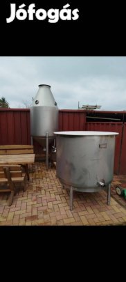 Alfa laval 1000l -es saválló tartályok