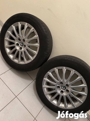 Alfa romeo 16" Felniszett Jó állapotú nyári gumikkal
