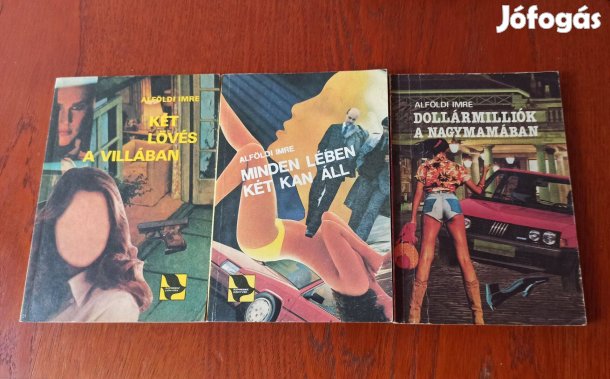 Alföldi Imre krimi 3 db