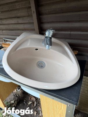 Alföldi Mosdókagyló bézs