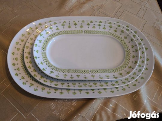 Alföldi lóherés porcelán sültes tál szett