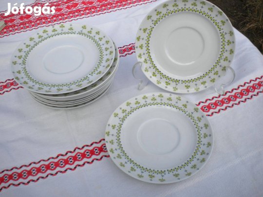 Alföldi petrezselymes/lóhere mintás kis tányérok