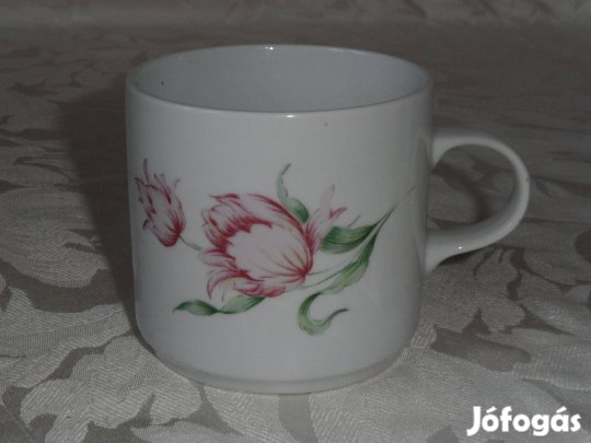 Alföldi porcelán bögre, csésze ( Tulipános )