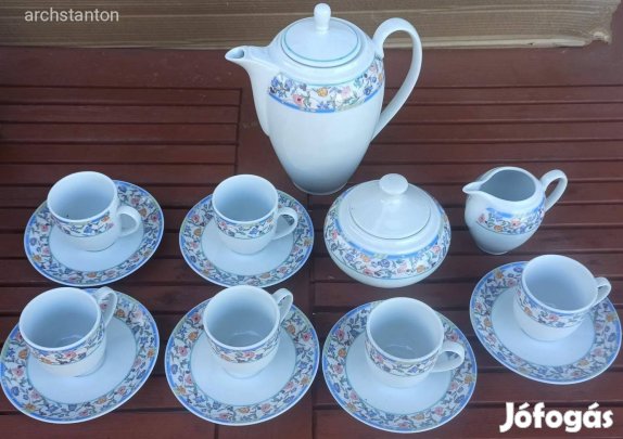Alföldi porcelán kávéskészlet