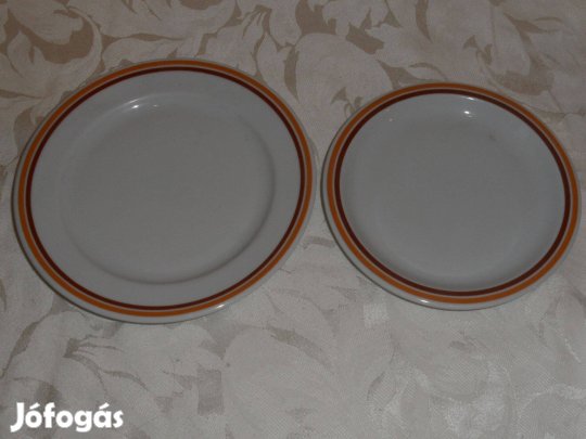 Alföldi porcelán kistányér + süteményes tányér ( 2 db. )