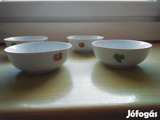 Alföldi porcelán kompótos/savanyús tálak (4 db)