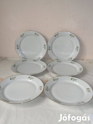 Alföldi porcelán margaréta mintás lapostányér ( 6 db. ) eladó
