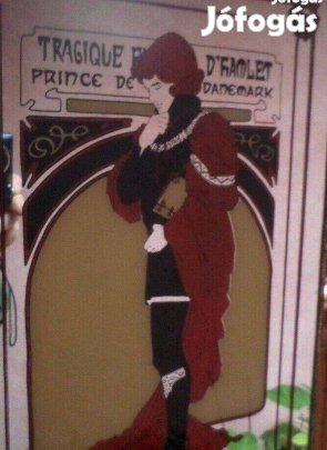 Alfons Mucha art deco plakát tükör kép