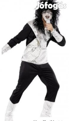 Alice Cooper jelmez + paróka, felnőtt jelmez DK175