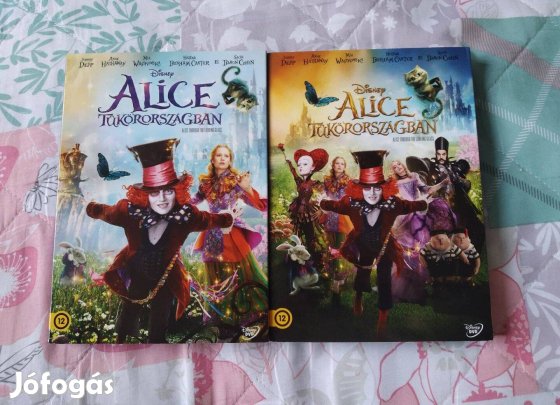 Alice Tükörországban DVD-k eladóak