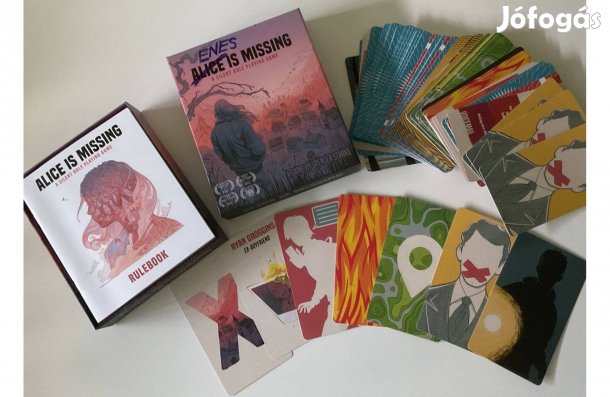 Alice is Missing: A Silent RPG - angol nyelvű társasjáték, kártyajáték