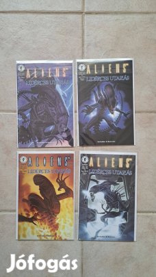 Aliens képregény - Lidérces utazás - 1/4 + 2/4 + 3/4 + 4/4 Teljes Sor