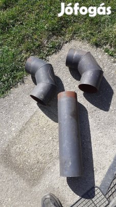 Alig használt, bontott füstcső