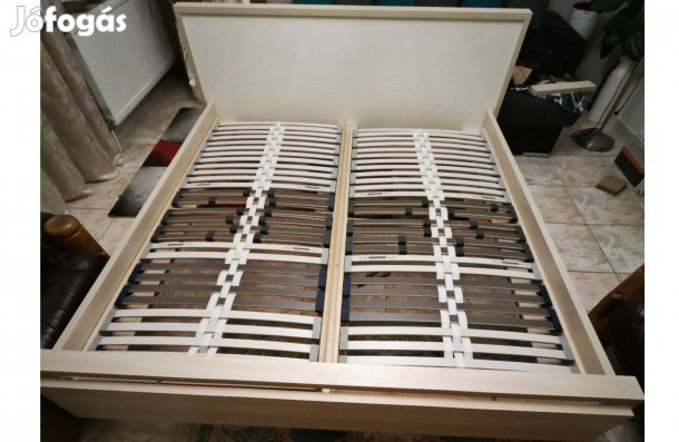 Alig használt, jó állapotú franciaágy ágyráccsal eladó