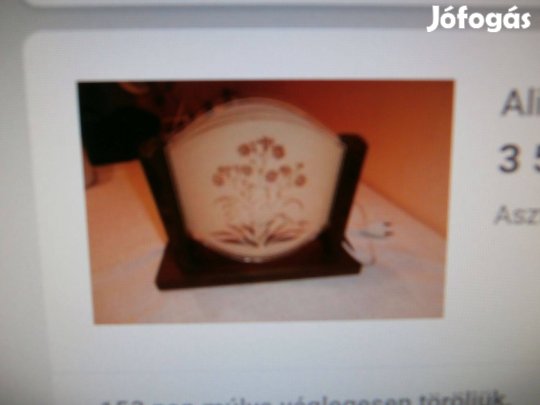 Alig használt éjjeli lámpa 3500 Ft-ért eladó Szombathelyen