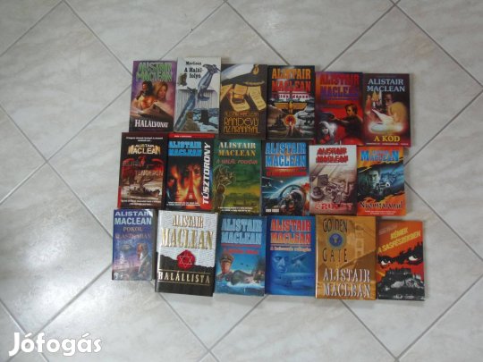 Alistar Maclean könyvek 18 db