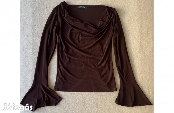 Alkalmi Felső, blúz, barna, S-M