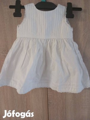 Alkalmi fehér kislány ruha. 80 méret
