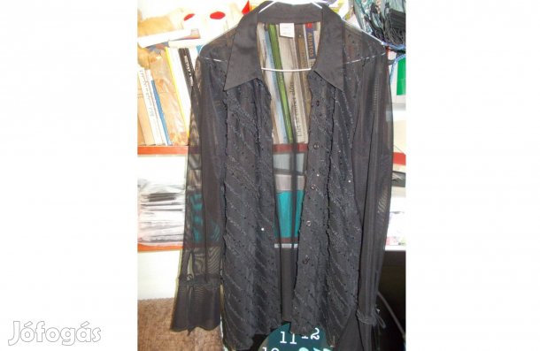 Alkalmi fekete flitteres tunika M