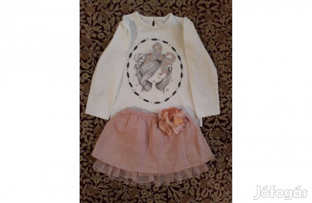 Alkalmi kétrészes ruha, 3-5 éves kislányra, Andy Wawa márka, Új