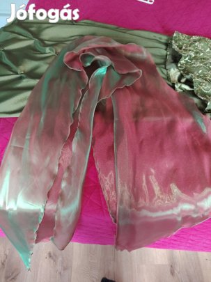 Alkalmi ruha zöld színű 48-as