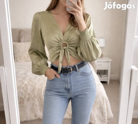 Alkalmi szatén felső