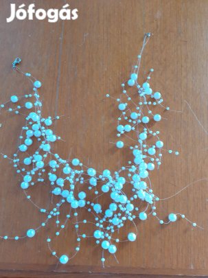 Alkalmi tekla gyöngyös női nyaklánc