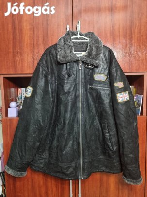 Alkalmi vétel! Original Replika marhabőr pilóta kabát 3XL-es 